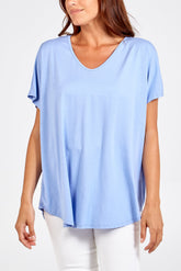 Stone Basic Oversized Tee For Women ONE SIZE - Dropwear